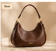 Luxury studio-style product image for Bags, Crossbody Bags, Women's Versatile Handbags, Cowhide New Style, Niche Design, Genuine Leather Women's Bags, High-End Shoulder Bags
